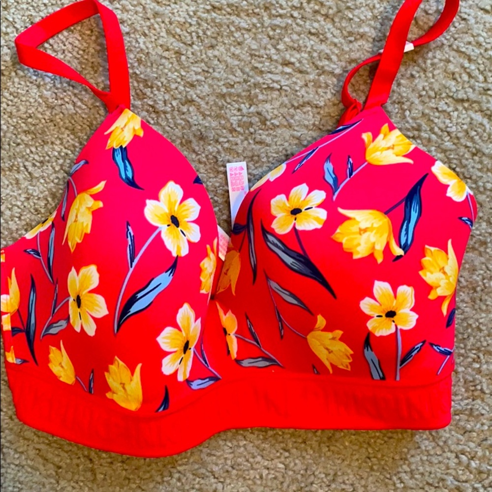 BRAND NEW floral sports bra